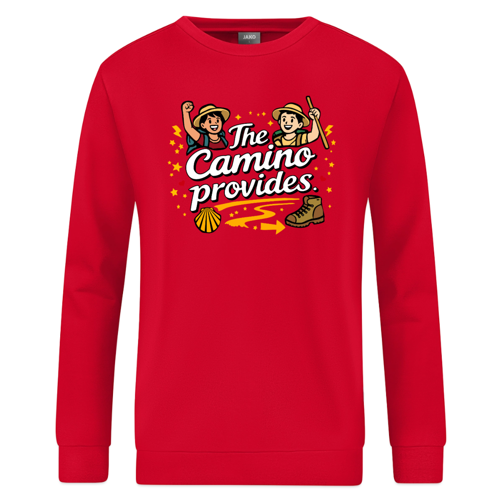 Sweatshirt: The Camino provides - Rot