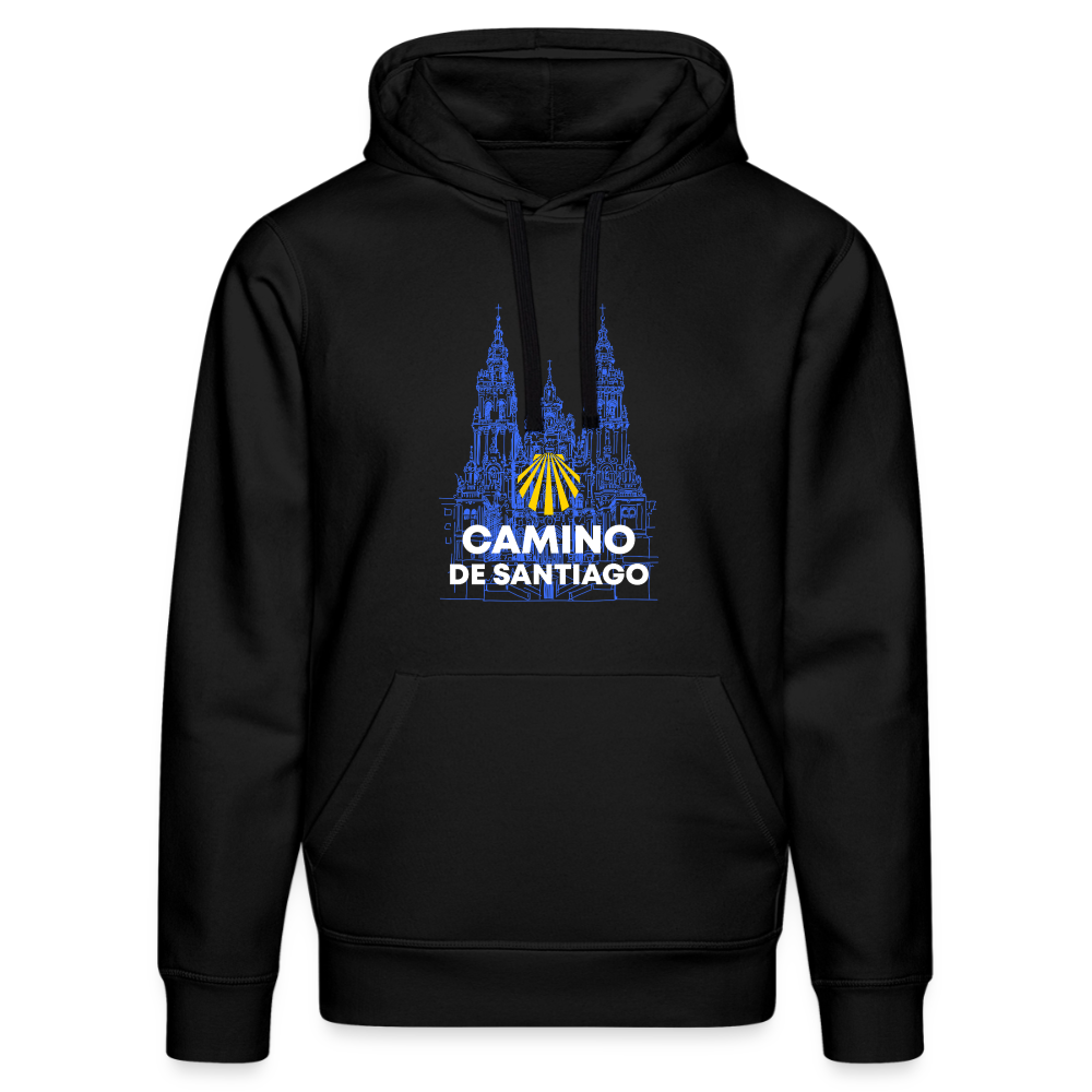 Unisex Hoodie: Camino de Santiago - Cathedral - Schwarz