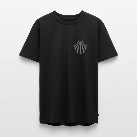 Männer Premium T-Shirt: Jakobsmuschel dark - Schwarz