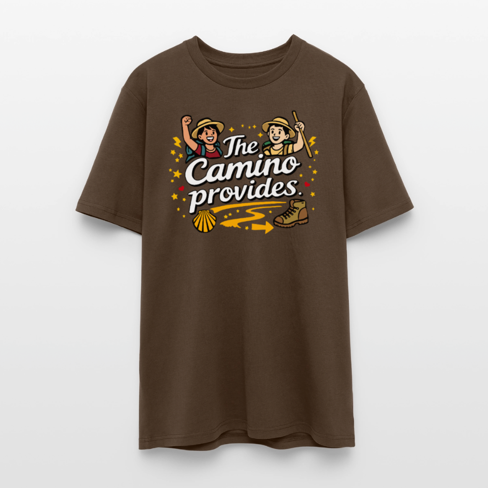 T-Shirt: The Camino provides 180g/m2 - Dunkelbraun