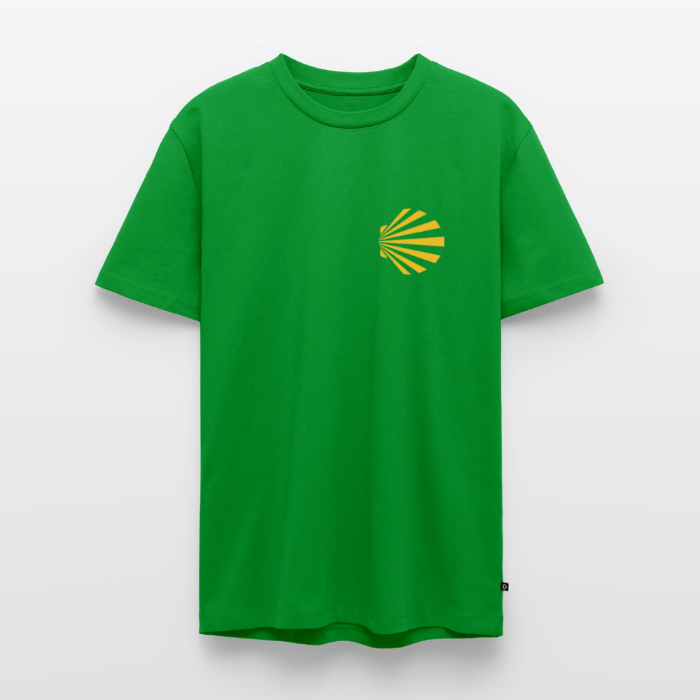 Männer Premium T-Shirt: Jakobsmuschel yellow - Grün
