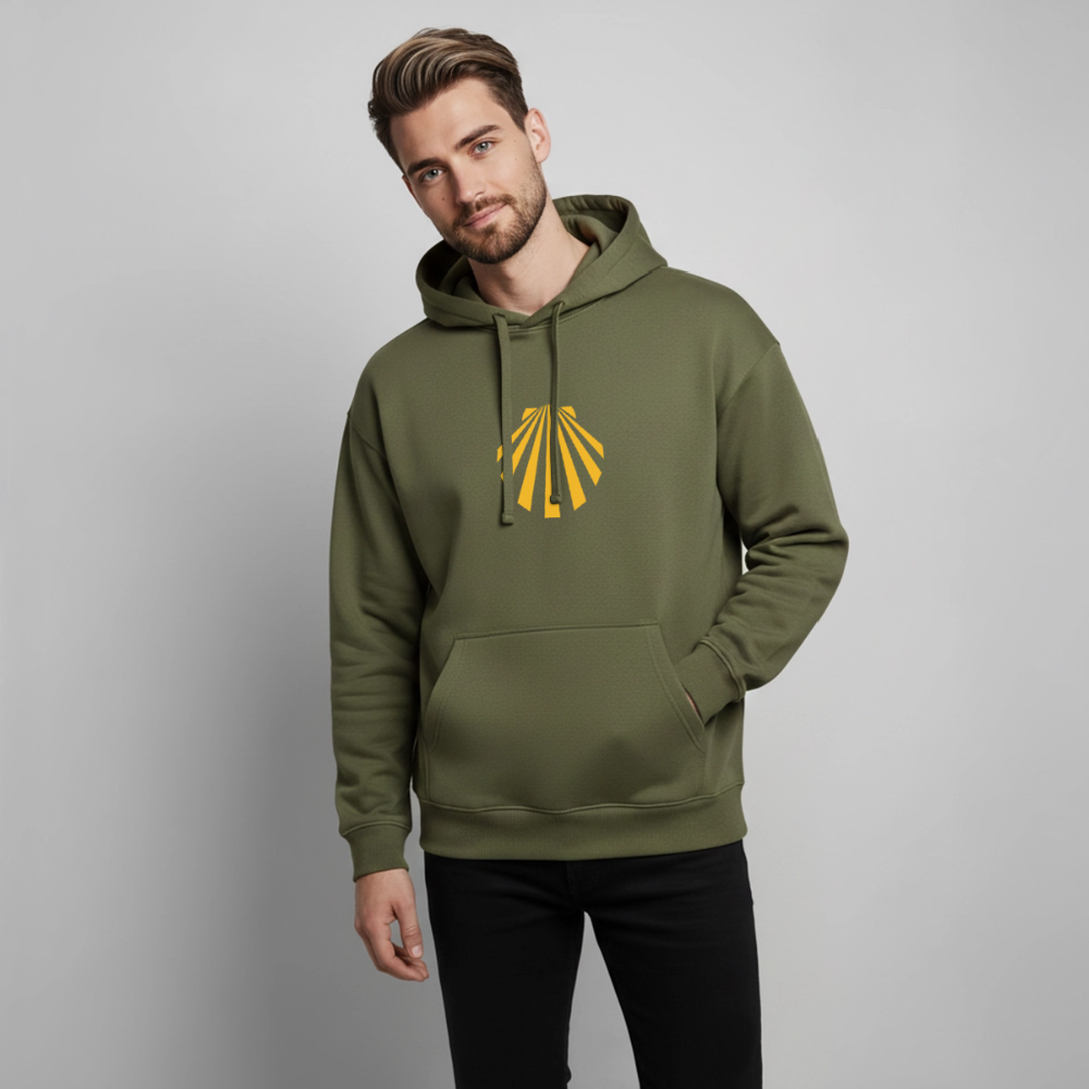Oversized Unisex Hoodie - Viera Jakobsmuschel - Khaki