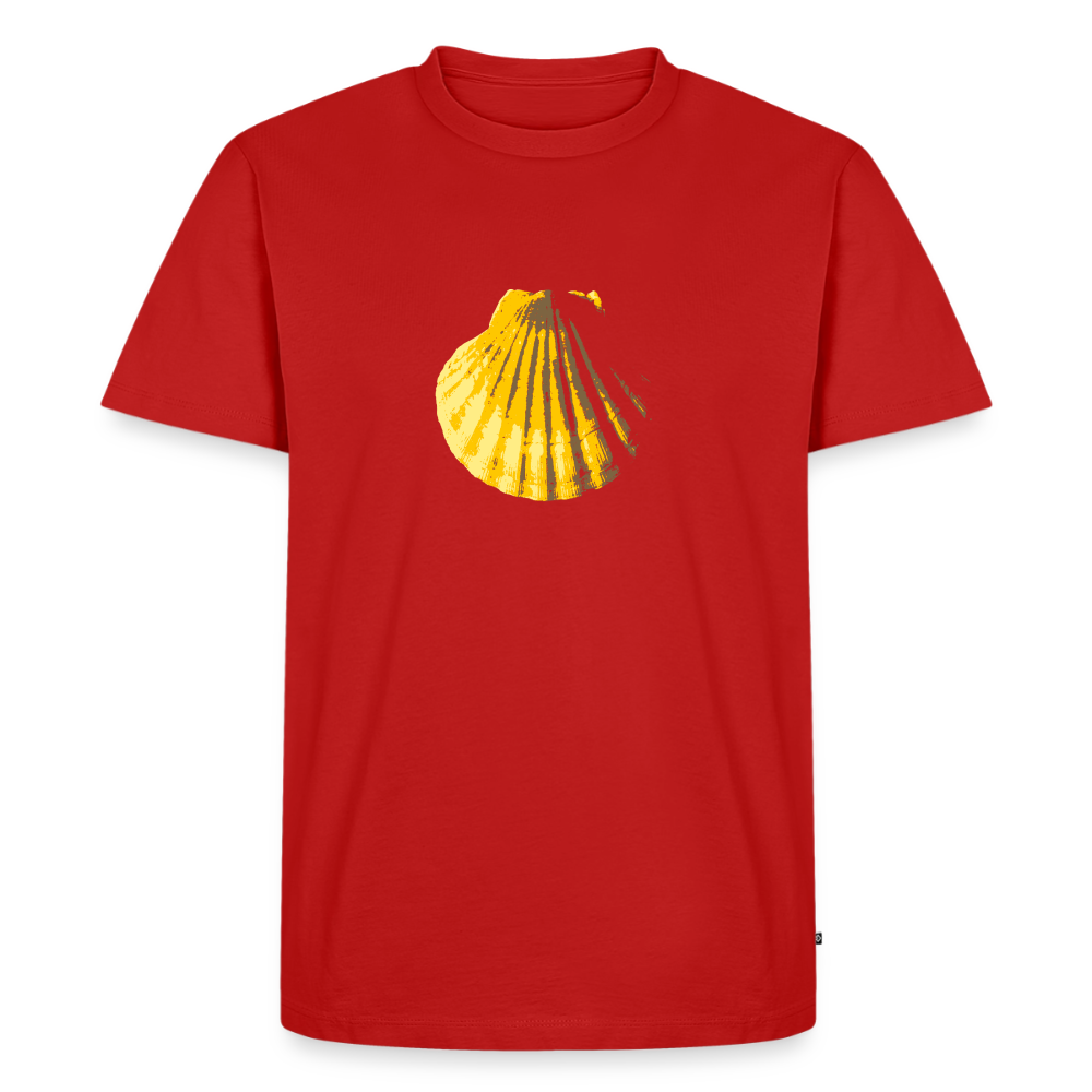 Jakobsmuschel | Männer Premium T-Shirt - Rot
