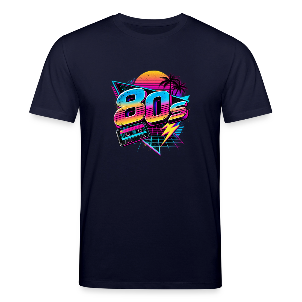 80s  Unisex Bio-T-Shirt - Navy