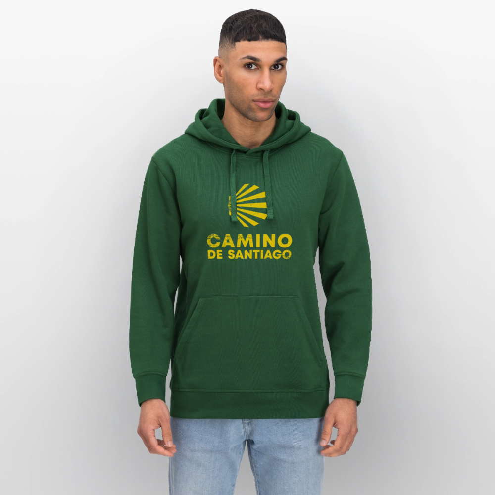 Unisex Hoodie: Camino de Santiago - Flaschengrün