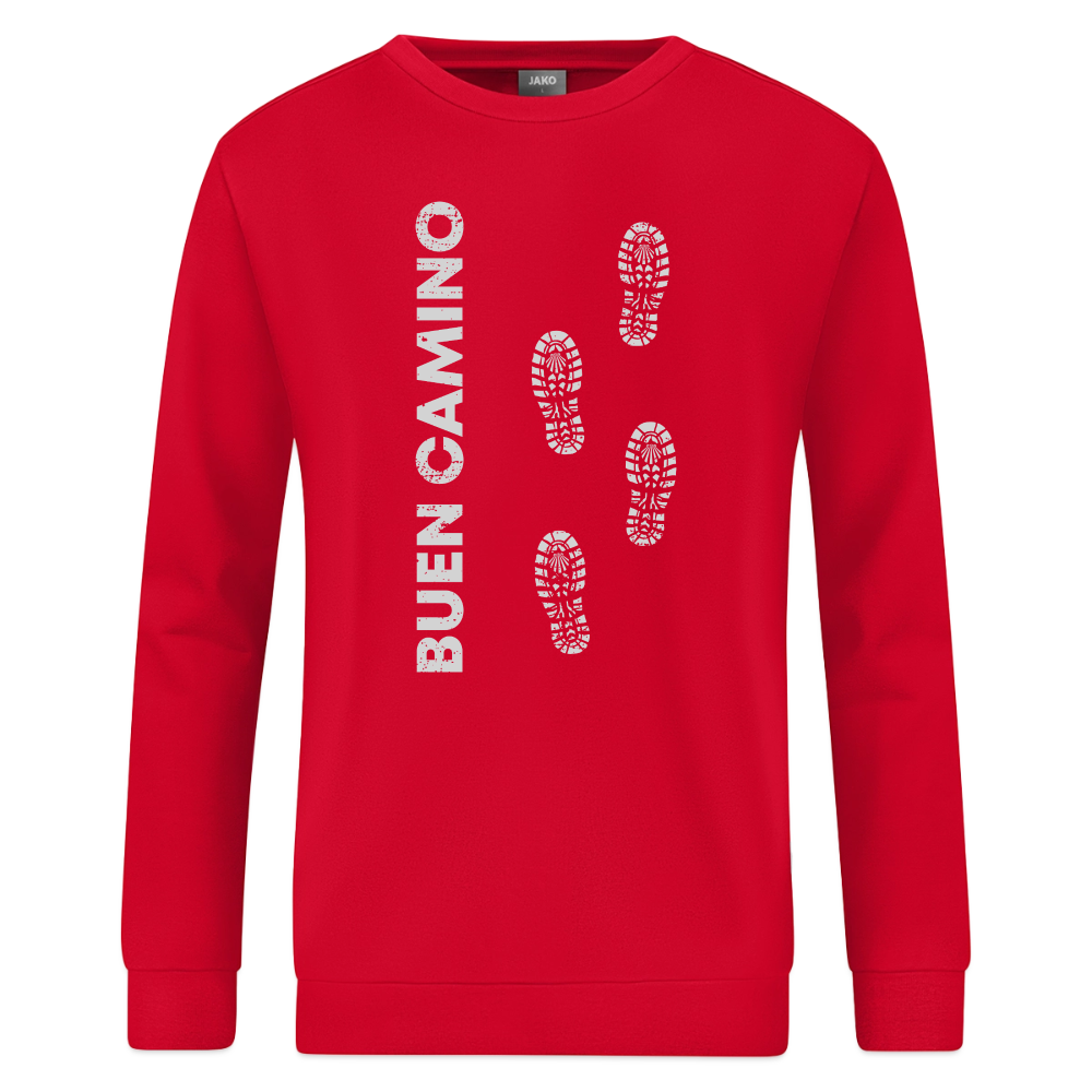 Sweatshirt: Buen Camino - light - Rot