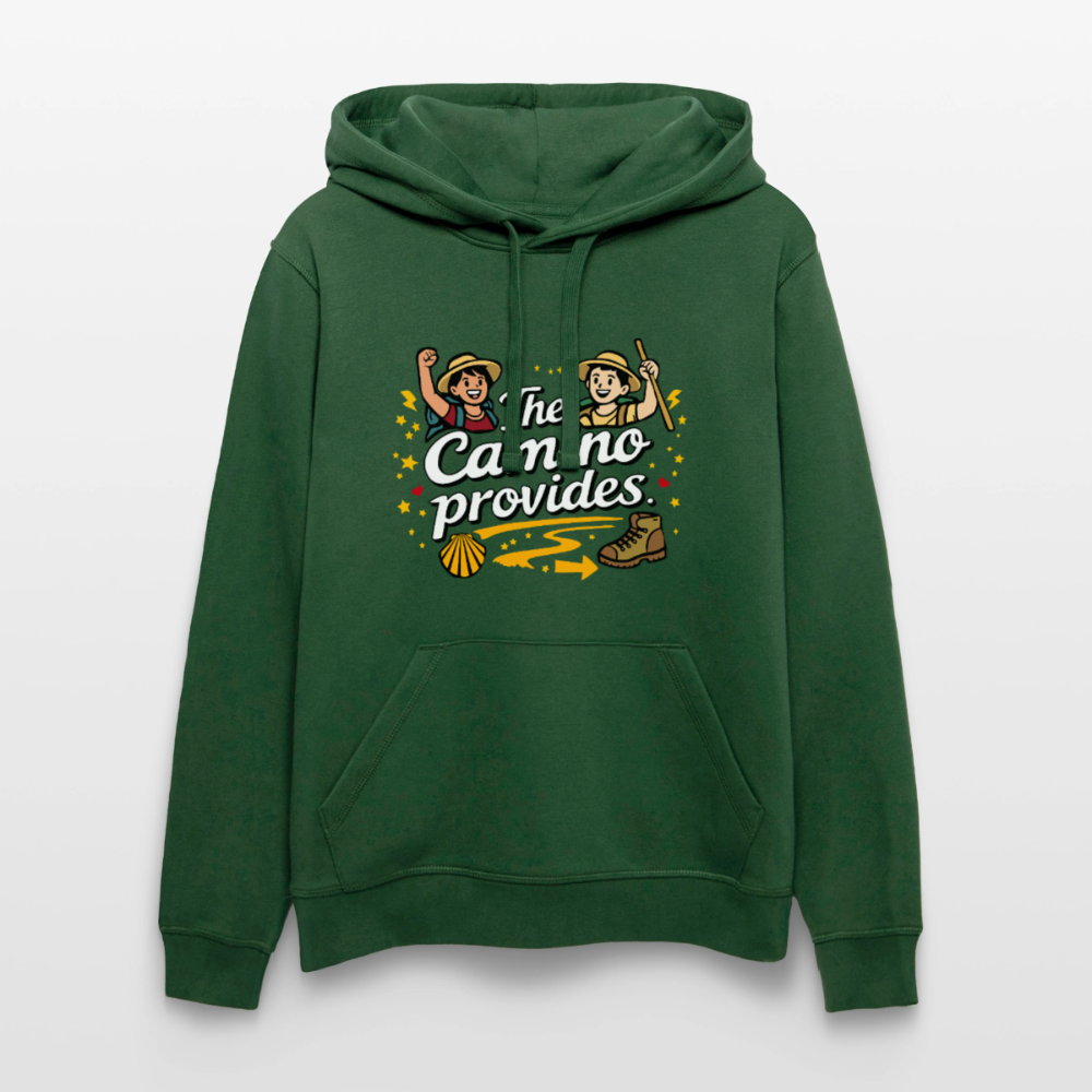 Unisex Hoodie: The Camino provides - Flaschengrün