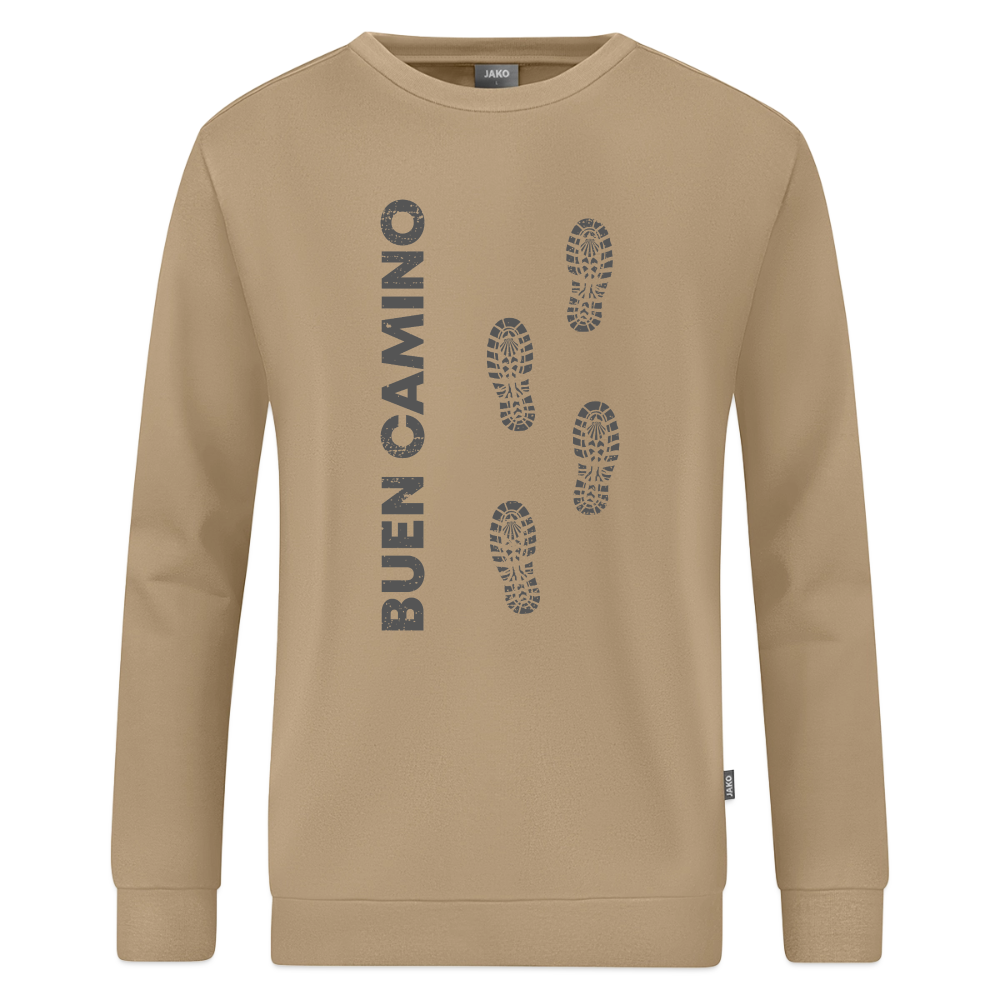Sweatshirt: Buen Camino - dark - Beige