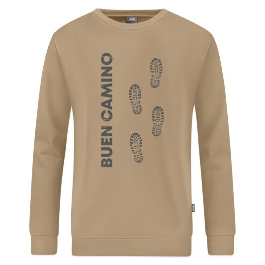 Sweatshirt: Buen Camino - dark - Beige