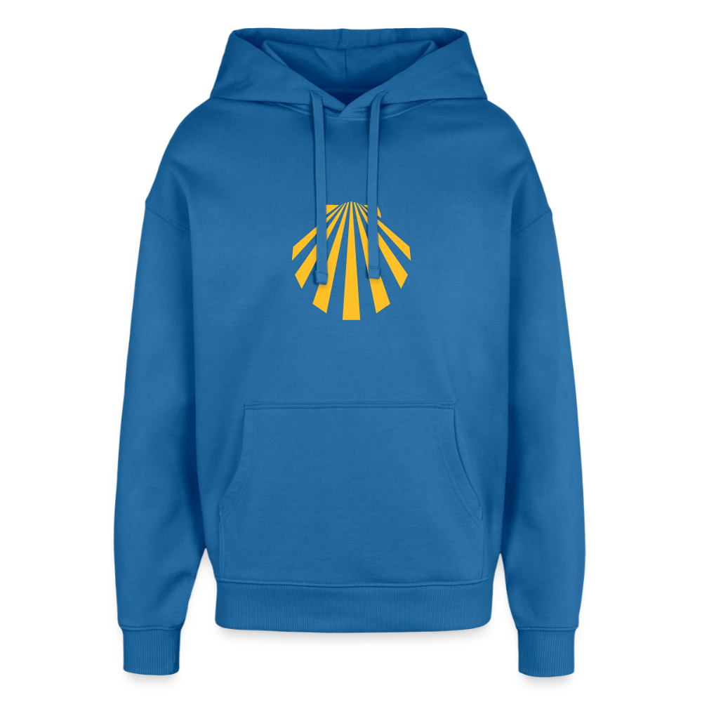 Oversized Unisex Hoodie - Viera Jakobsmuschel - Achtsames Blau