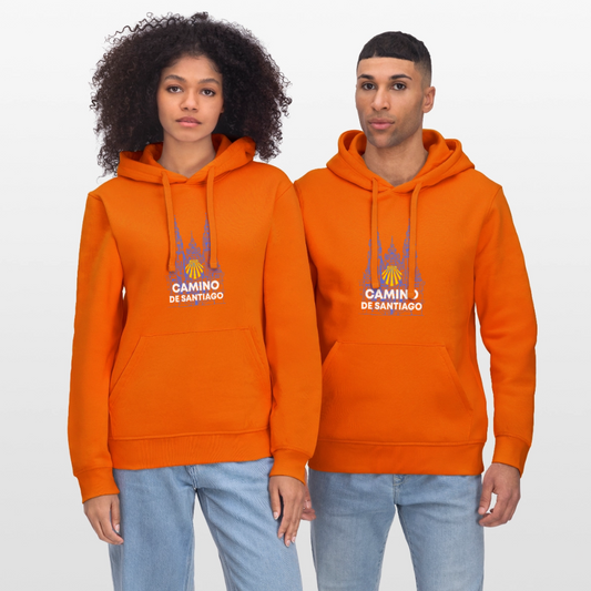 Unisex Hoodie: Camino de Santiago - Cathedral - Tieforange