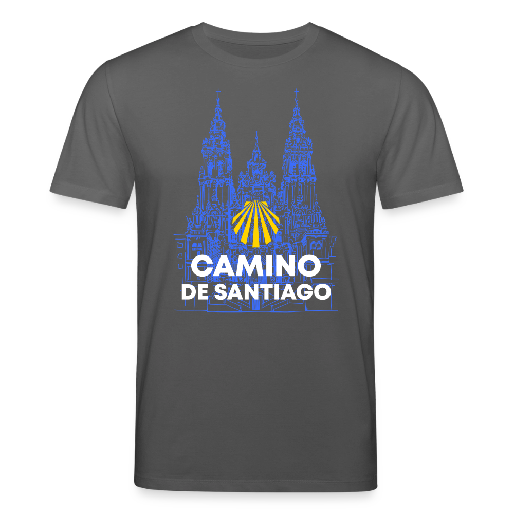 T-Shirt: Camino de Santiago Cathedral - 180g/m2 - Anthrazit