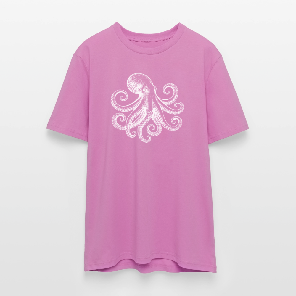 T-Shirt: Pulpo white - Pink