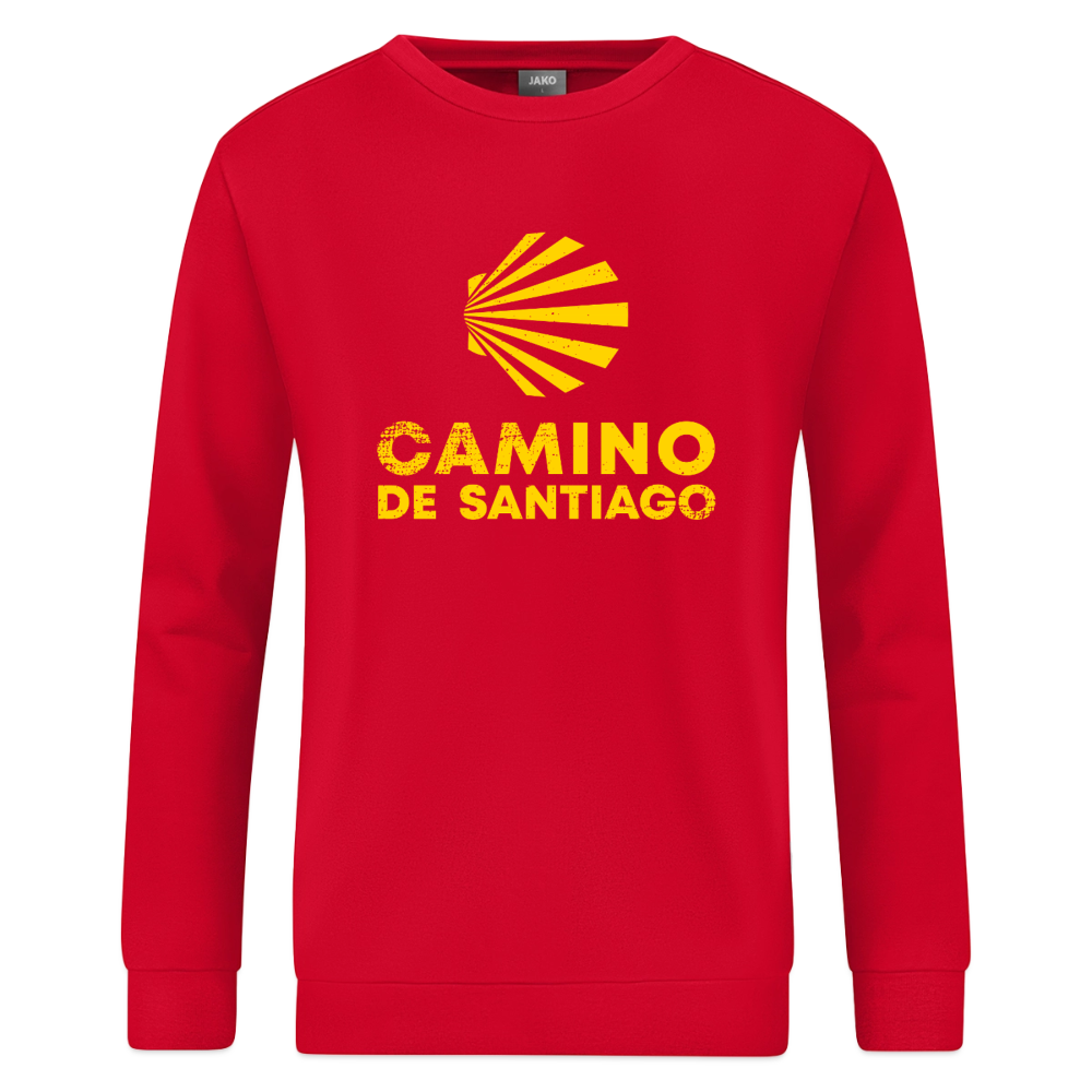 Sweatshirt: Camino de Santiago - Rot