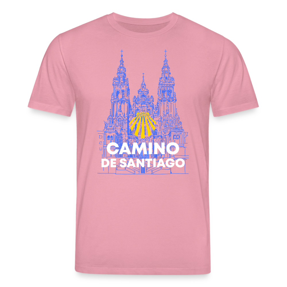 T-Shirt: Camino de Santiago Cathedral - 180g/m2 - Lila Traum
