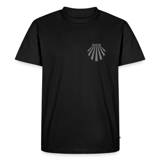 Männer Premium T-Shirt: Jakobsmuschel dark - Schwarz
