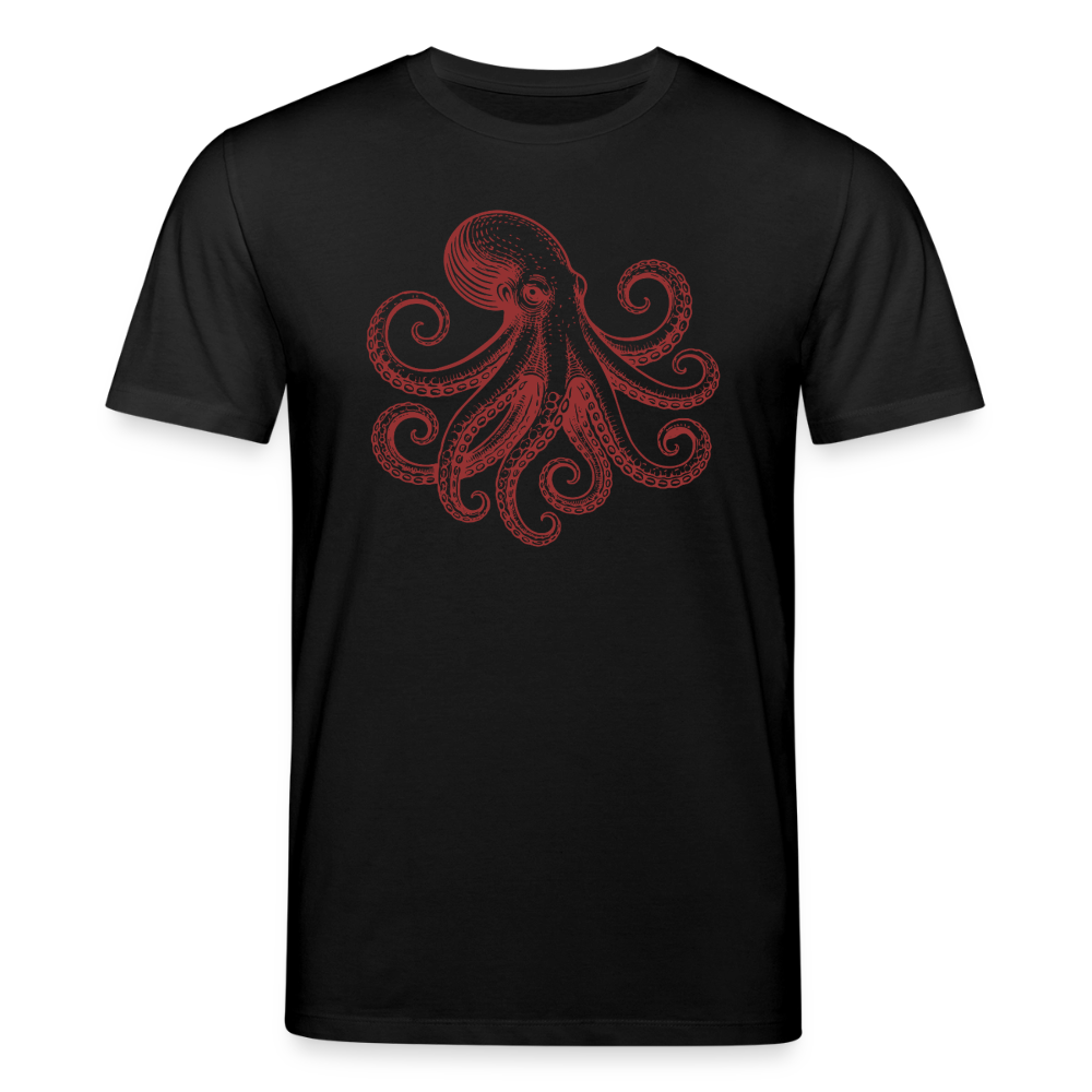 T-Shirt: Pulpo red - Schwarz