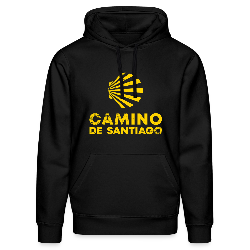 Unisex Hoodie: Camino de Santiago - Schwarz