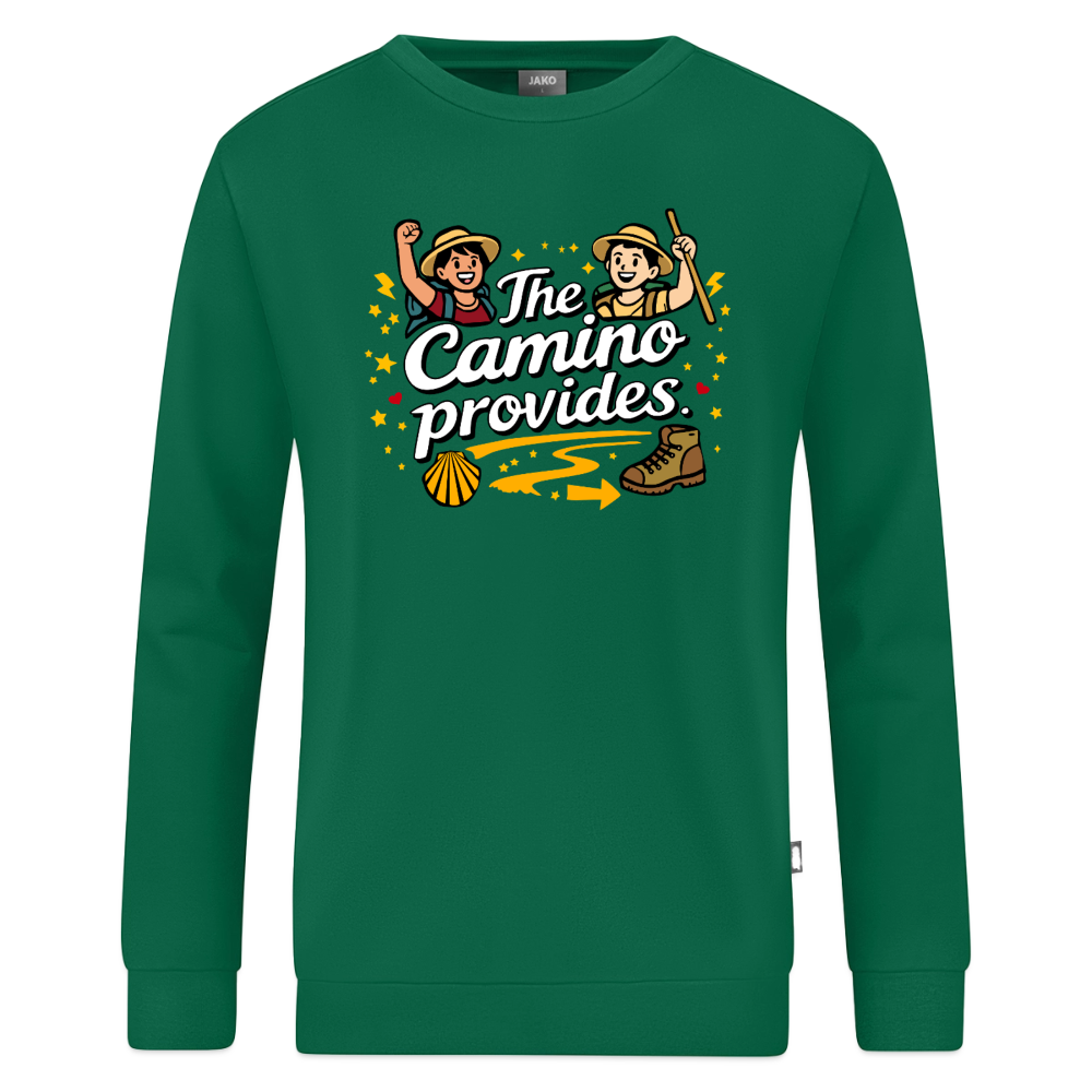 Sweatshirt: The Camino provides - Kelly Green