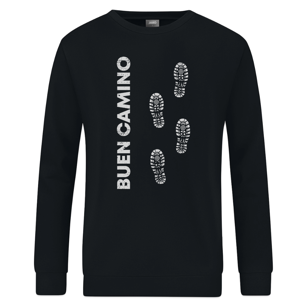 Sweatshirt: Buen Camino - light - Schwarz