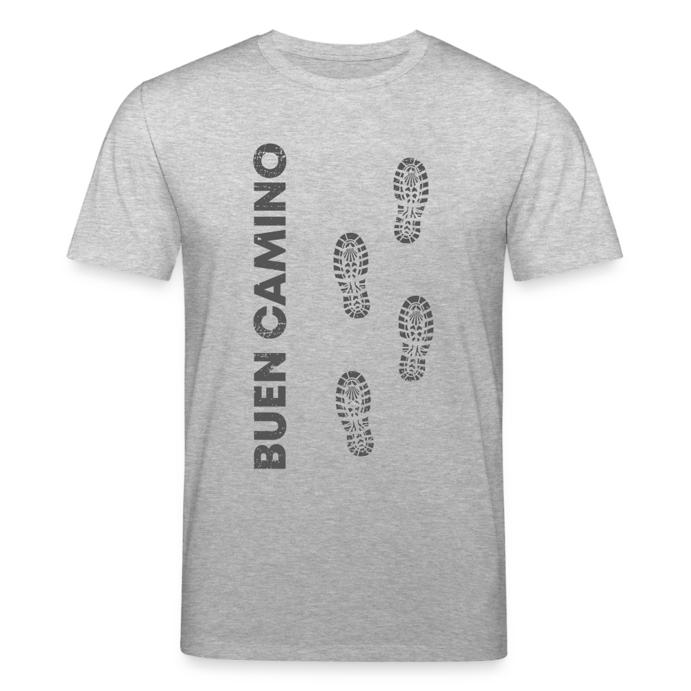 T-Shirt: Buen Camino - dark 180g/m2 - Grau meliert
