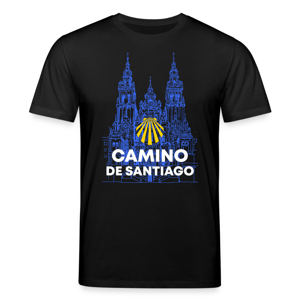 T-Shirt: Camino de Santiago Cathedral - 180g/m2 - Schwarz