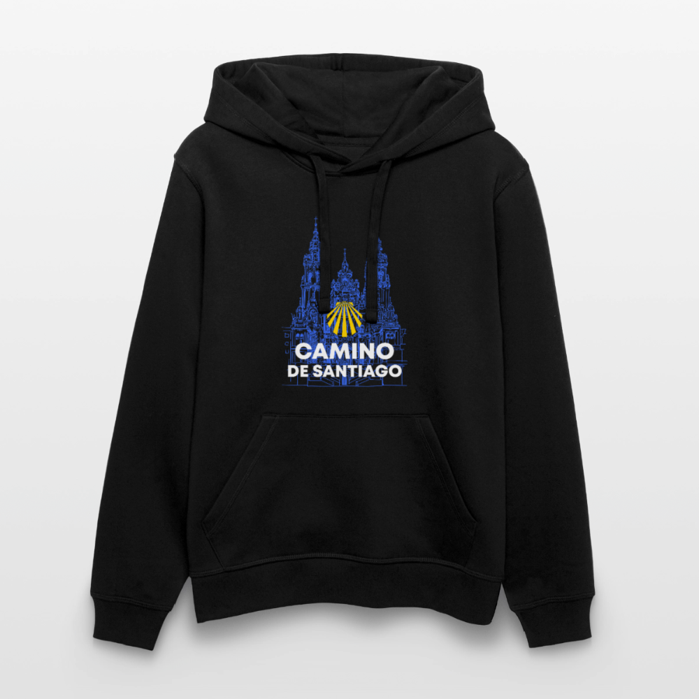 Unisex Hoodie: Camino de Santiago - Cathedral - Schwarz