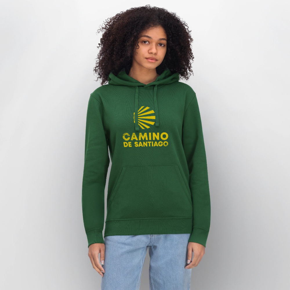 Unisex Hoodie: Camino de Santiago - Flaschengrün