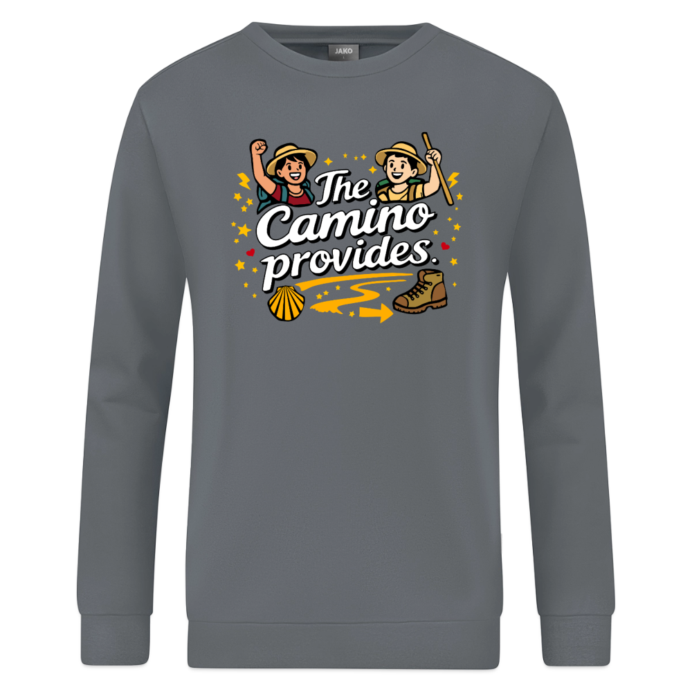 Sweatshirt: The Camino provides - Grau