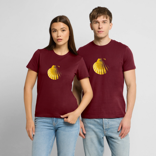 Jakobsmuschel | T-Shirt - Burgunderrot