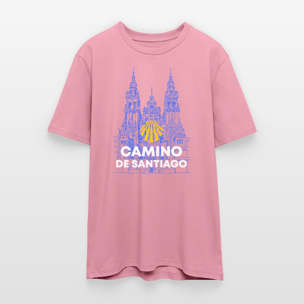 T-Shirt: Camino de Santiago Cathedral - 180g/m2 - Lila Traum