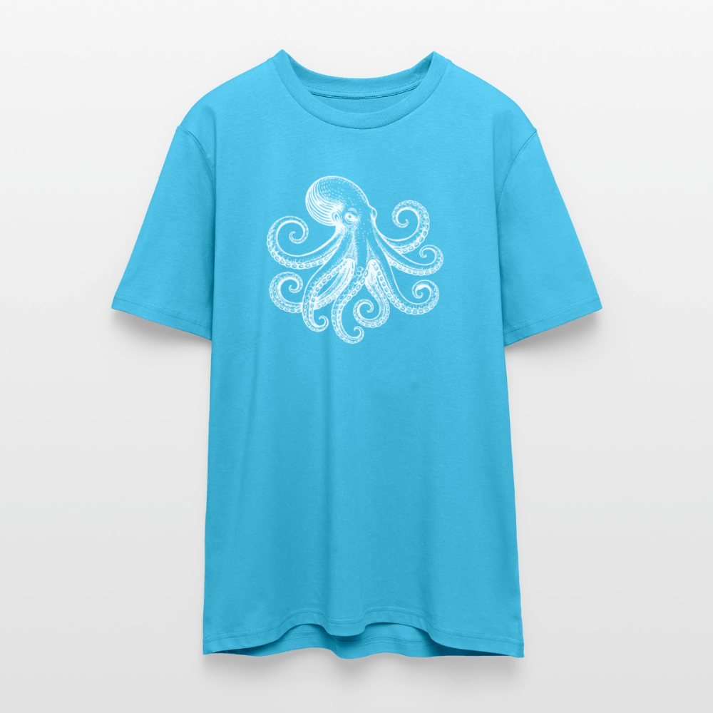 T-Shirt: Pulpo white - Aquablau