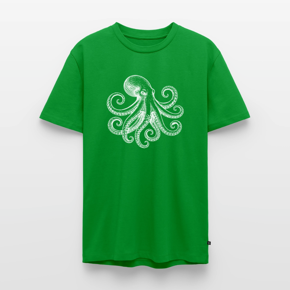 Männer Premium T-Shirt: Pulpo white - Grün