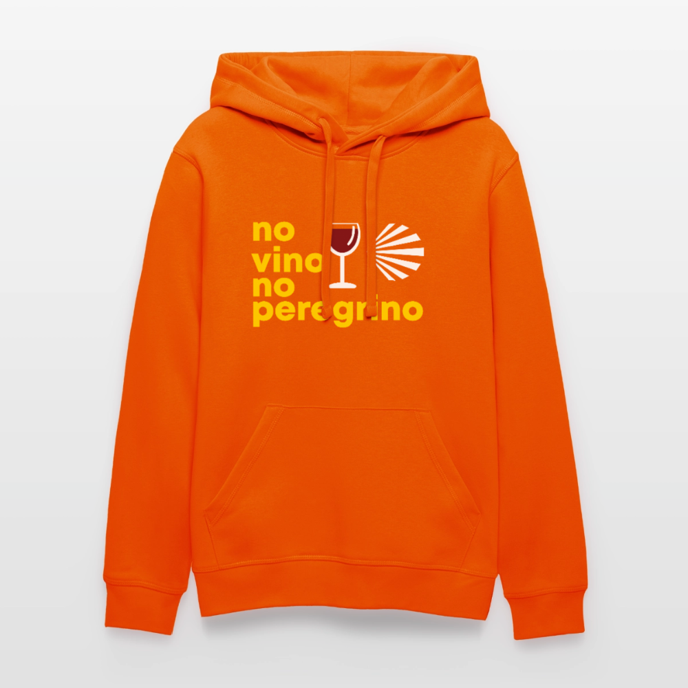Unisex Hoodie: no vino no peregrino - Tieforange