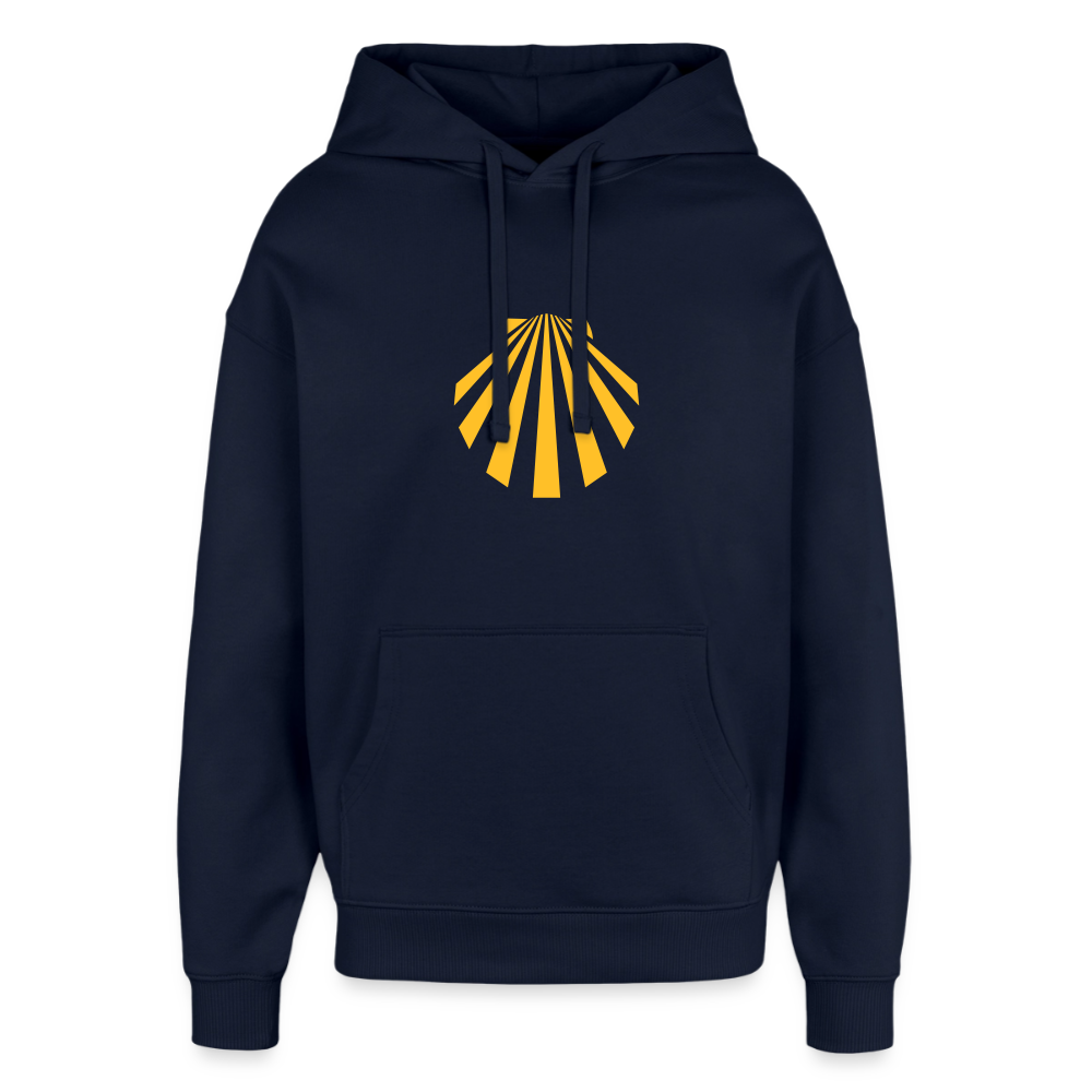Oversized Unisex Hoodie - Viera Jakobsmuschel - Navy