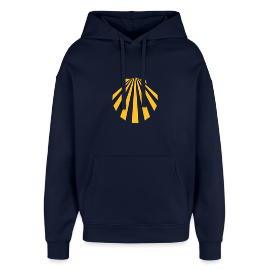 Oversized Unisex Hoodie - Viera Jakobsmuschel - Navy