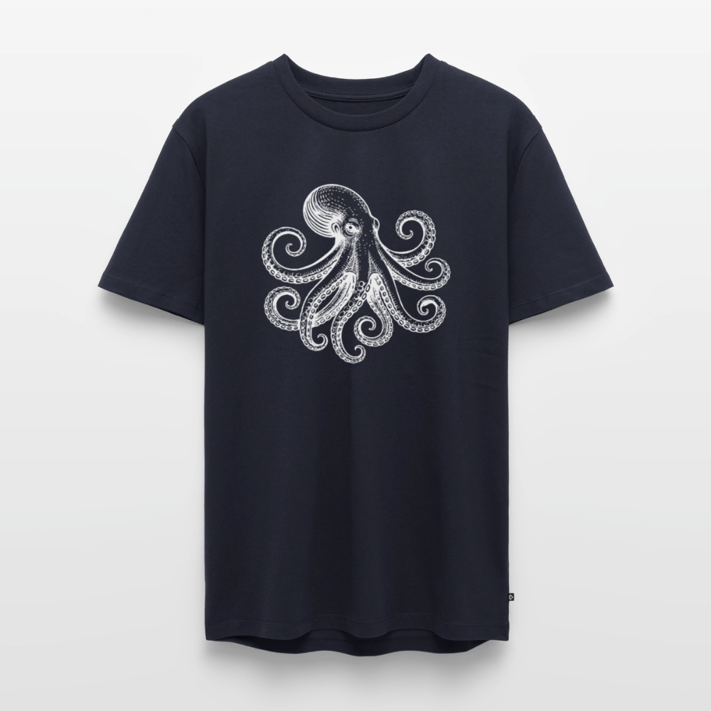 Männer Premium T-Shirt: Pulpo white - Navy