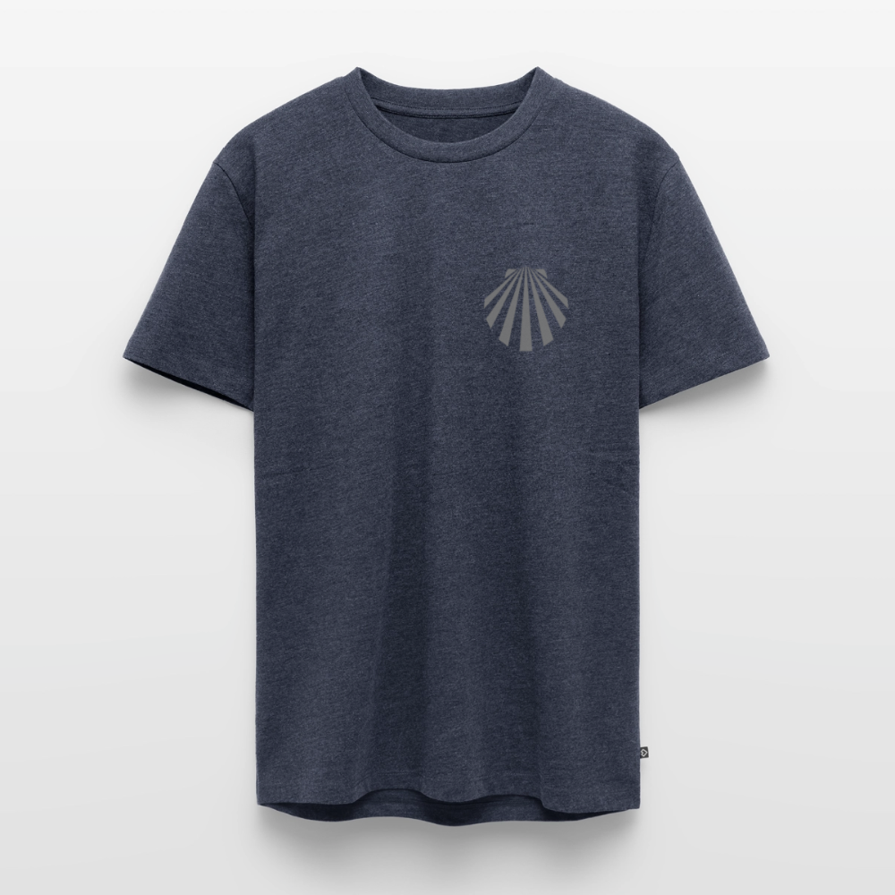 Männer Premium T-Shirt: Jakobsmuschel dark - Jeansblau 