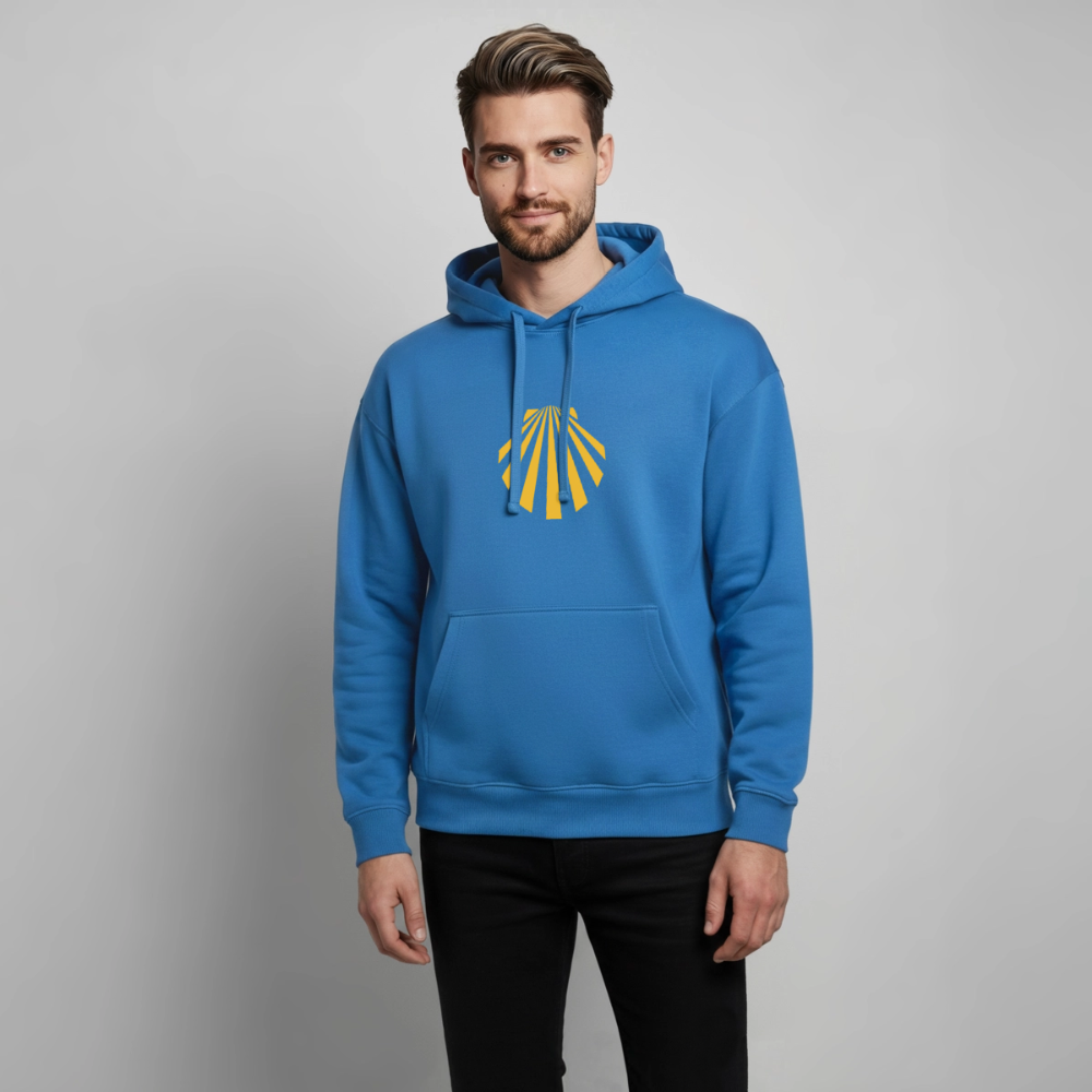 Oversized Unisex Hoodie - Viera Jakobsmuschel - Achtsames Blau