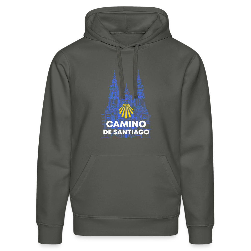 Unisex Hoodie: Camino de Santiago - Cathedral - Anthrazit