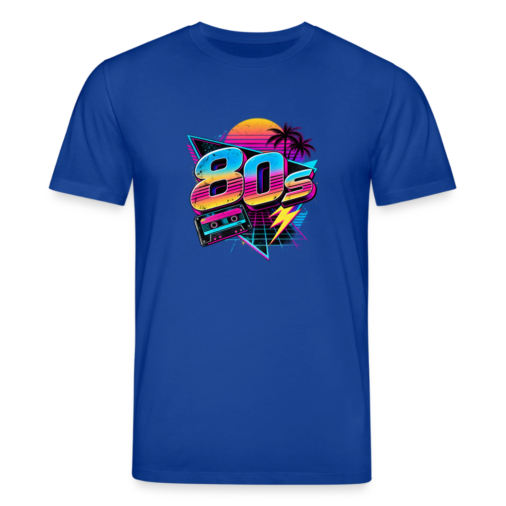 80s  Unisex Bio-T-Shirt - Dunkelblau