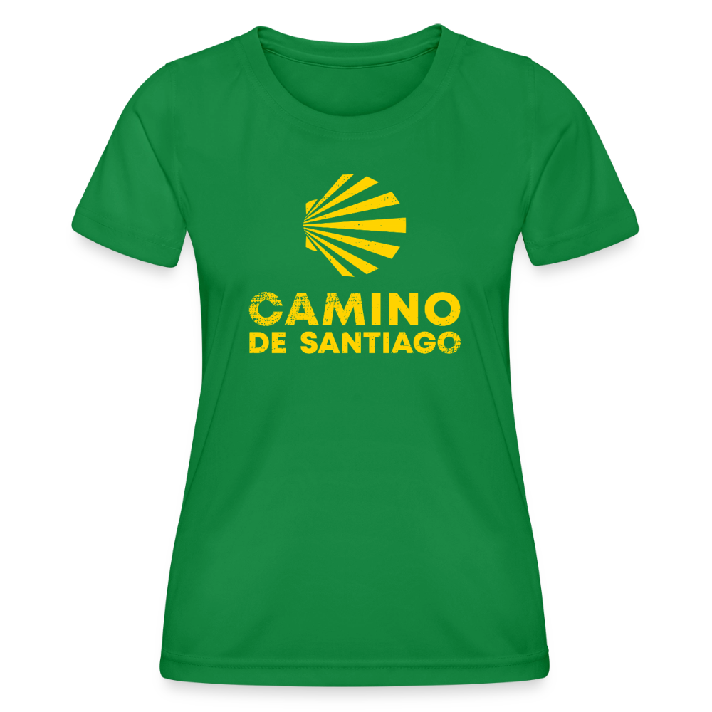 Frauen Funktions-T-Shirt: Camino de Santiago - Viera - Kelly Green