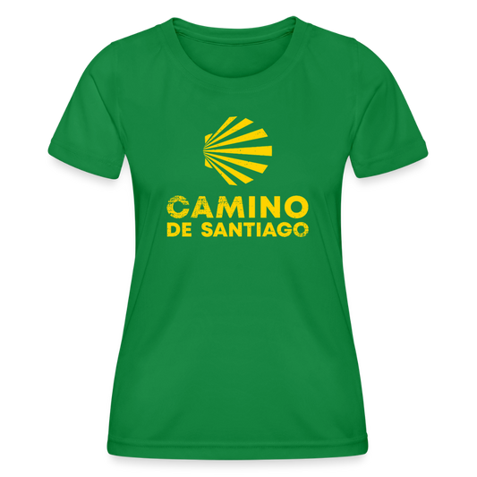 Frauen Funktions-T-Shirt: Camino de Santiago - Viera - Kelly Green