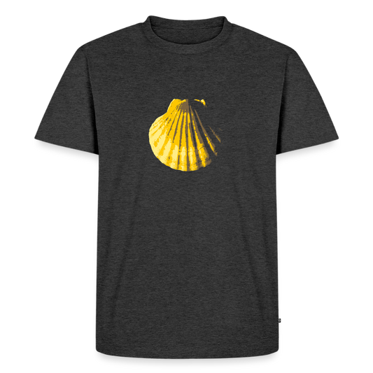 Jakobsmuschel | Männer Premium T-Shirt - Anthrazit meliert