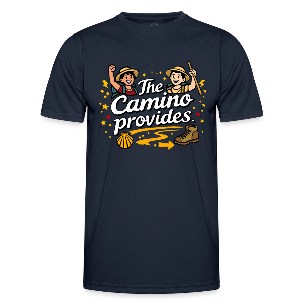 Männer Funktions-T-Shirt: The Camino provides - Navy