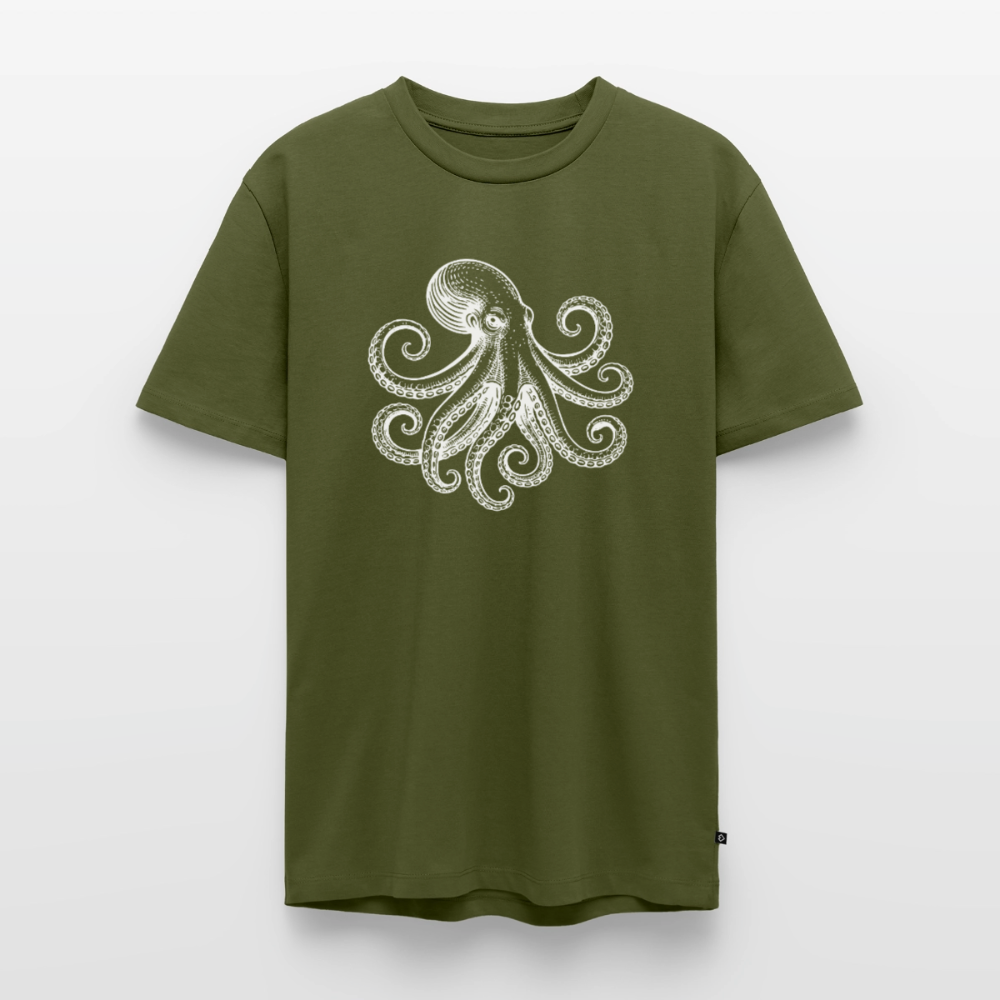 Männer Premium T-Shirt: Pulpo white - Khaki