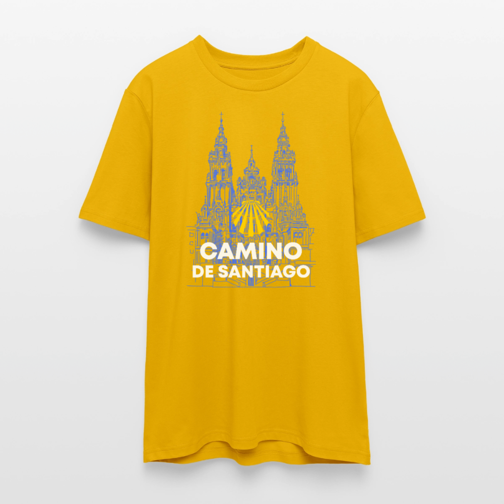T-Shirt: Camino de Santiago Cathedral - 180g/m2 - Spektralgelb