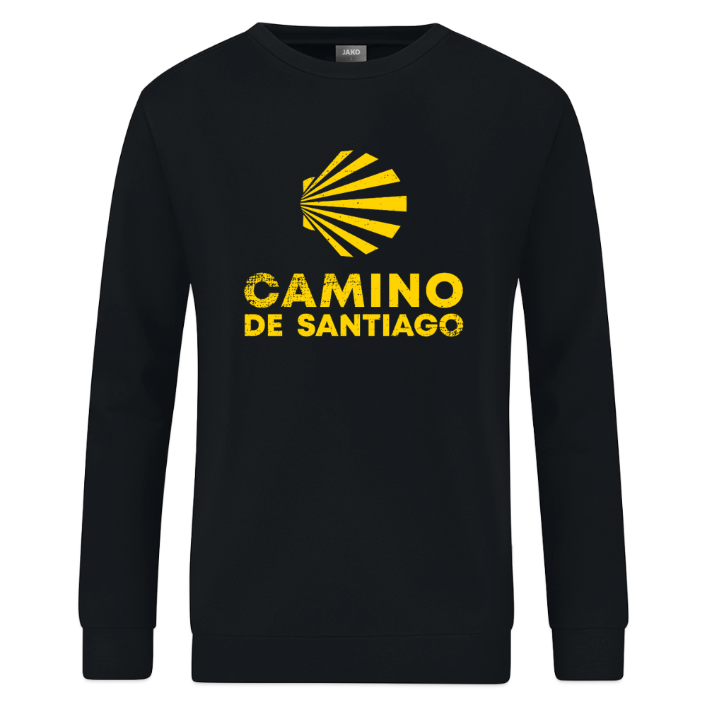 Sweatshirt: Camino de Santiago - Schwarz